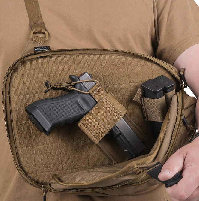 Тактичний Рюкзак однолямковий 6.5 літрів Helikon-Tex "EDC Sling" (PL-ESB-CD-11) Coyote Нововолинськ - фото 8