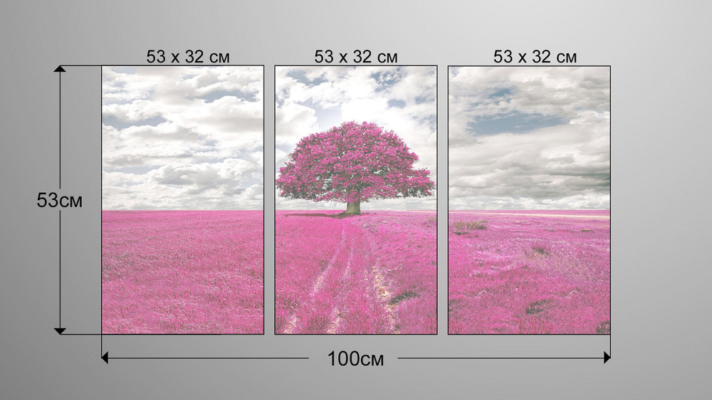 Модульная картина Природа Дерево Аrt-213_3А Киев - изображение 3