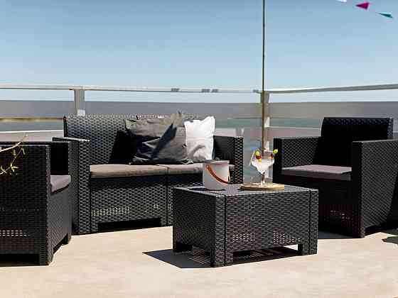 Набор садой мебели BICA Nebraska 2, графит Киев