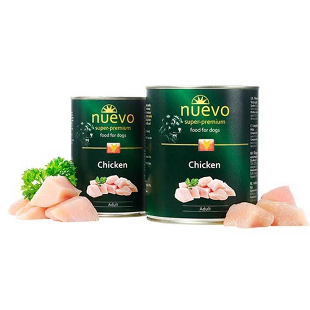 Nuevo Adult (Нуево Едалт) вологий корм консерви для собак з куркою 800 г х 6 шт. Запоріжжя - фото 2