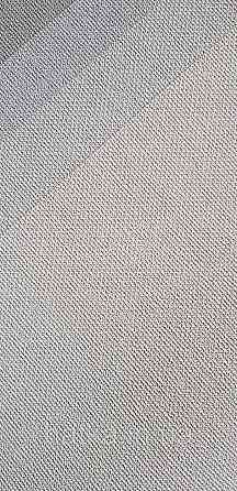 Шпалери вінілові на флізеліні гарячого тиснення DUKA Selective 1.06x10 однотонні під тканину дрібна сітка матові молочні 32851-6 Київ