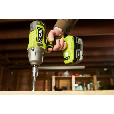 Гайковерт Ryobi ONE+ ударный RIW18-1C20SA3, 18V, 2Ah, 2600 об/мин. 800 Нм, 1/2