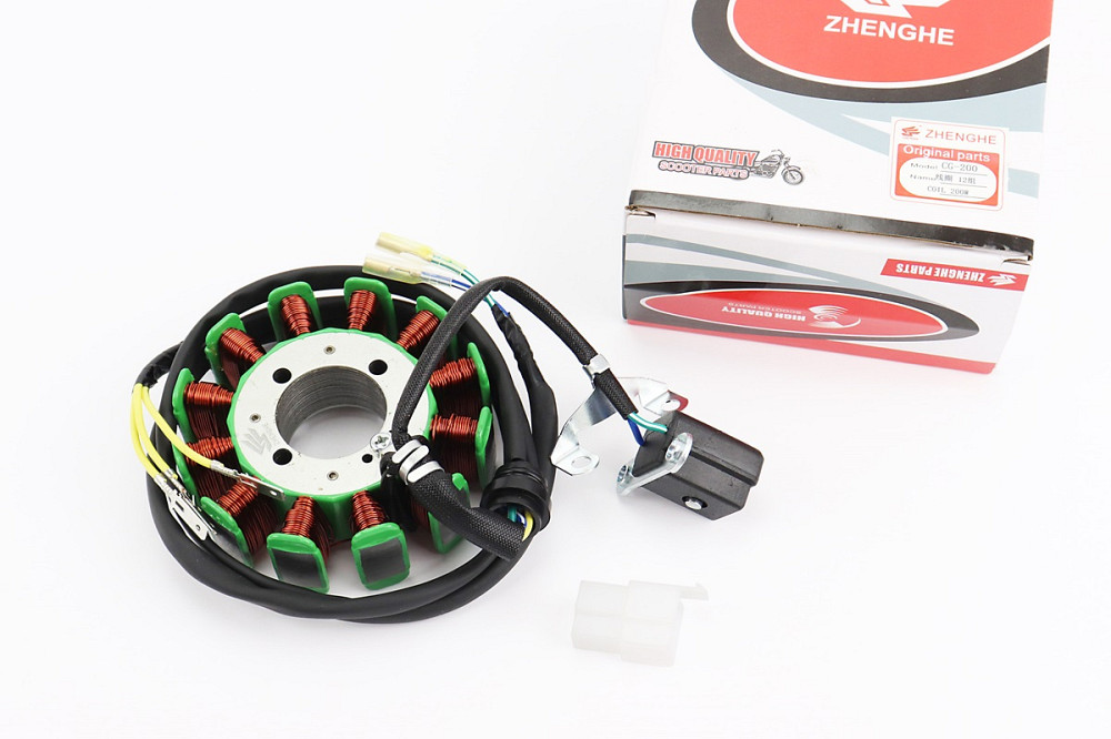 Статор магнето (генератора) (12 котушок "5 проводів"), 200cc (d=93мм) Киев - изображение 1