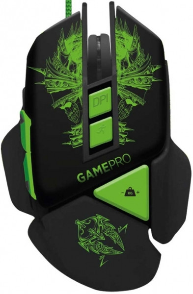 Комп'ютерна мишка PGS-302 провідна USB, ергономічна, оптична, для роботи та ігор, чорна Одеса - фото 7