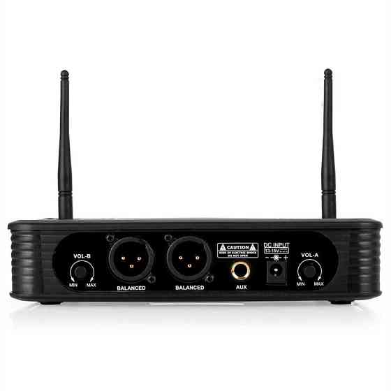 UHF-450 Duo3 2-канальний комплект бездротових мікрофонів UHF 1 портативний/1 головний мікрофон (Німеччина, Рівне