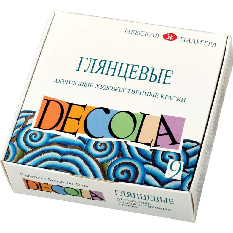 Набір фарб акрілових"Професійна" 350435 9кол. 20мл глянц., шт Київ - фото 1
