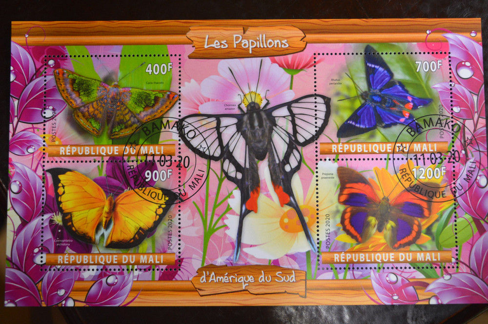 Малі. Марки. Фауна. Блок. 2019 рік (У-2) Полтава - фото 1