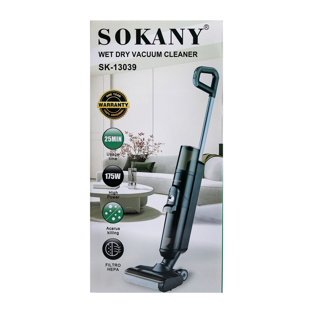 Аккумуляторный вертикальный моющий пылесос Sokany SK-13039 Киев - изображение 6