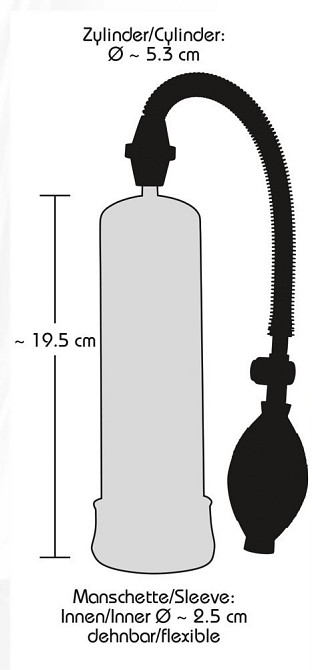 Вакуумна помпа - Bang Bang Penis Pump Clear Sex Aura Київ - фото 6