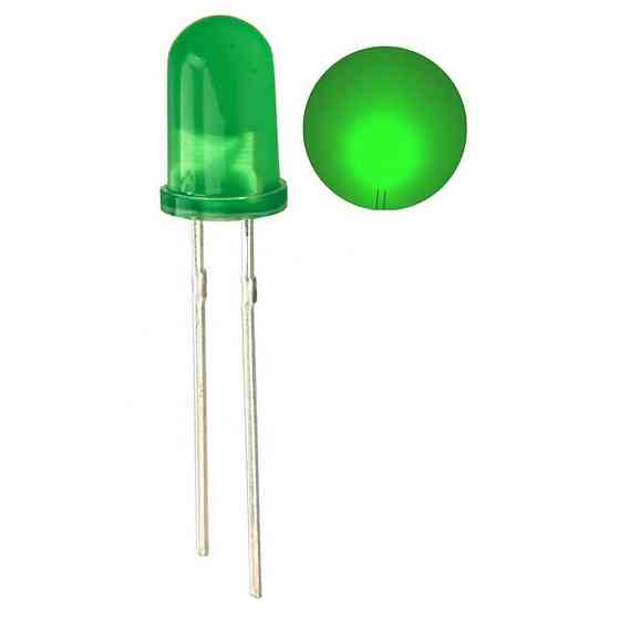 LED світлодіод 3мм 1.8-2В 20мА зелений 1000 шт – комплект діодів для пайки, підсвітки та індикації MasterSem Київ