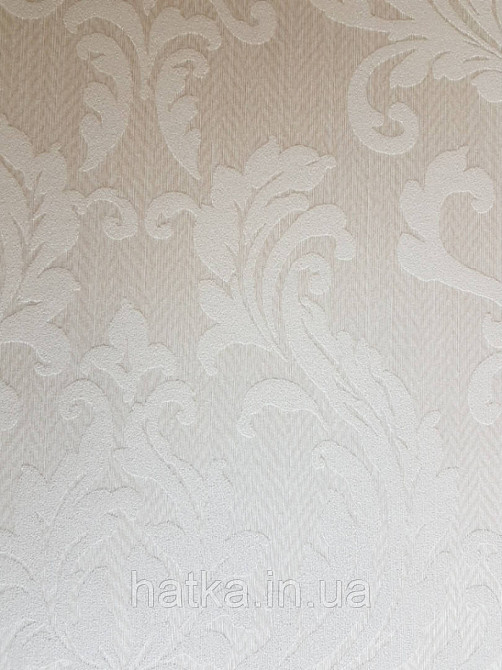 Текстильні шпалери на флізеліновій основі Cador Rasch Textil 086675 оливковий основа зигзаги ялинка вензелі Київ - фото 1