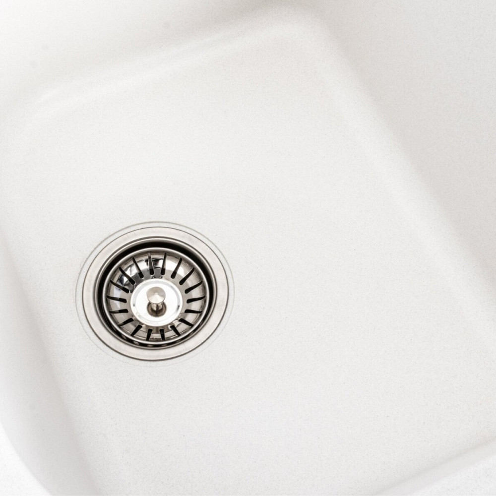 PLATINUM Гранітна мийка для кухні Platinum 7950 Equatoria матова Білосніжна Киев - изображение 6