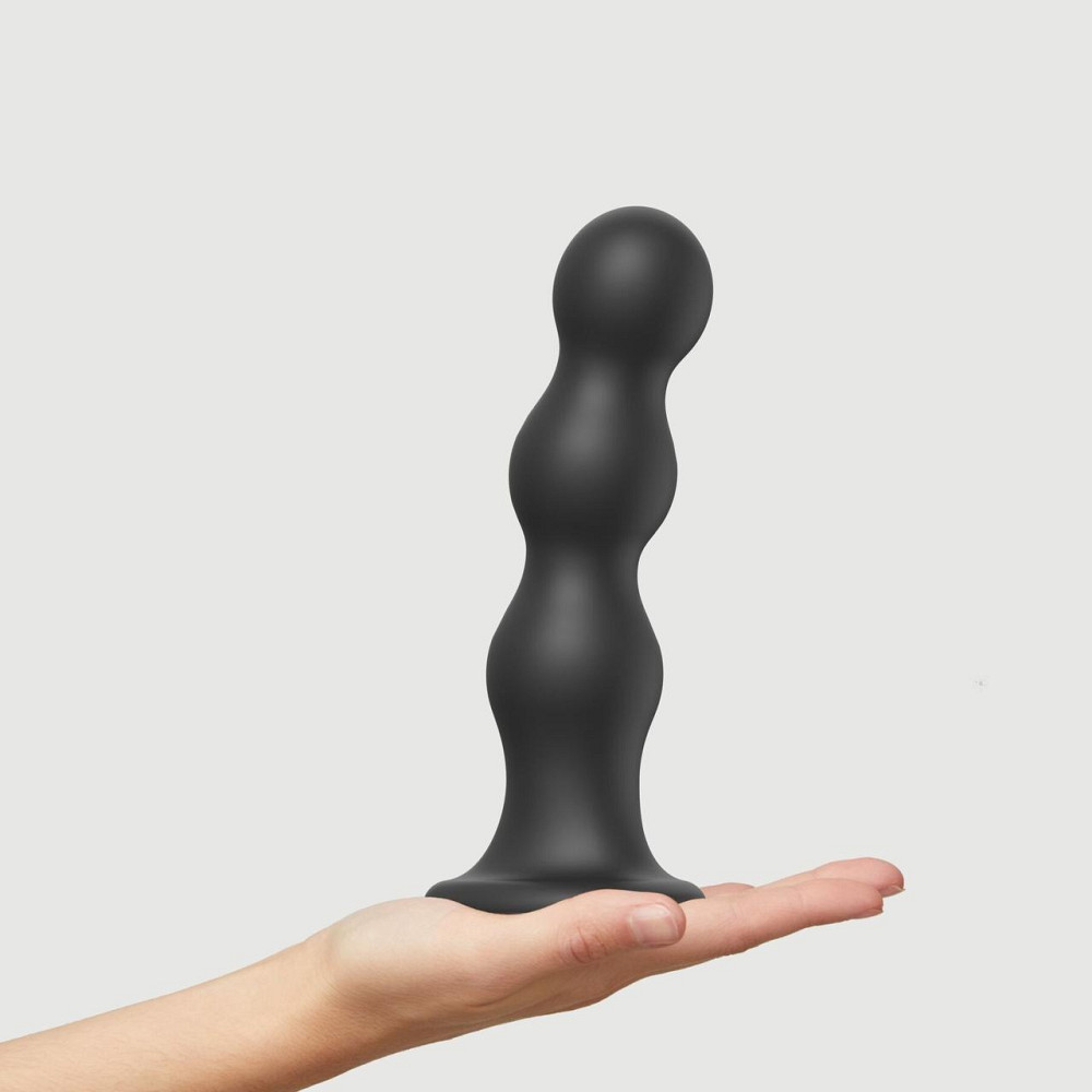 Насадка для страпона Strap-On-Me Dildo Plug Balls Black XXL Sex Aura Київ - фото 2