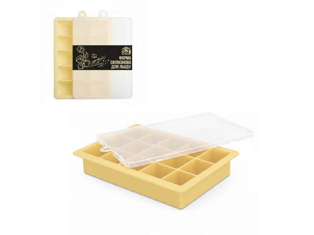 Форма для льоду силіконова 18х12х2,54см Creamy 3300-61 ТМ SNT Київ - фото 1