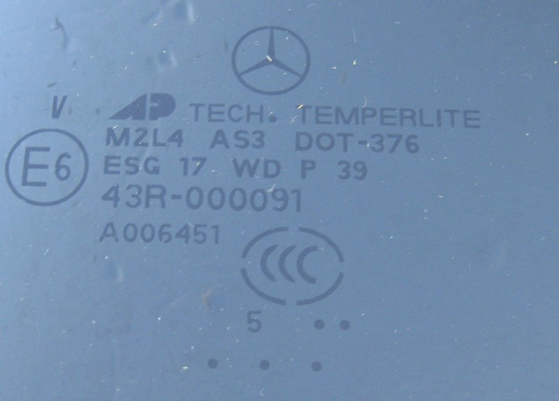 Mercedes-Benz  A1647302555 43R-000091 Глуха кватирка задніх лівих дверей ML W164 Одеса - фото 2