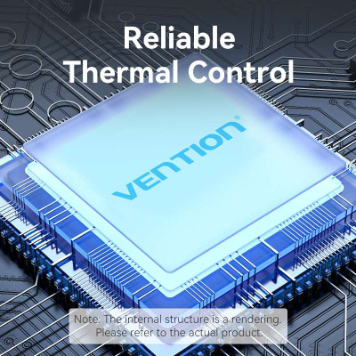 Концентратор Vention USB 3.0 to USB 3.0x3/RJ45/Type-C Hub Blue Aluminum Alloy 5-in-1 (TGFSB) Винница - изображение 9