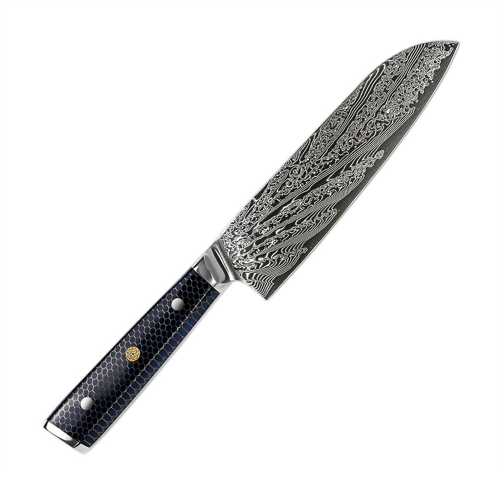 Професійний ніж Santoku 18 см із дамаської сталі GRILLI 777142 Код: 012315 Рівне - фото 1