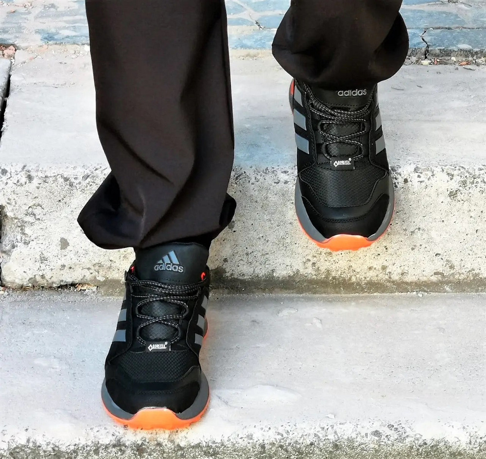 Термо Кроссовки Adidas Terrex Мужские Черные Адидас Терекс Еврозима Gore-Tex (размеры: 42) Днепр - изображение 8
