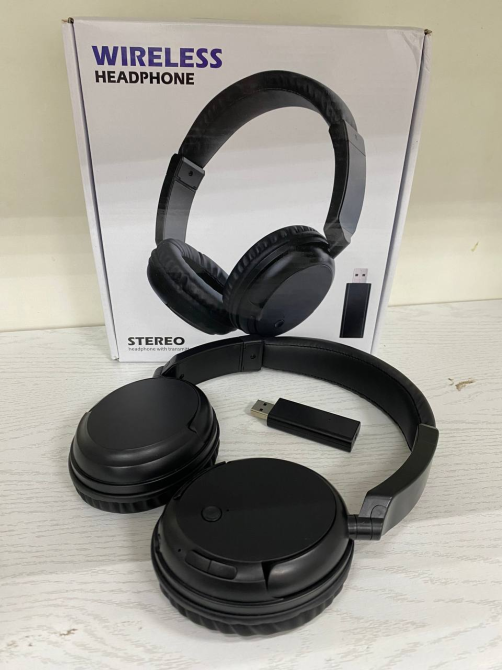 Б/У Беспроводные наушники QearFun KST-900ST для TV/ПК/телефона, FM-радио, до 30 м, 40 мм, 3.5 мм Киев - изображение 7