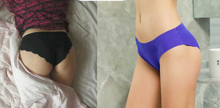 Женские бесшовные трусы XL (50 размер) - в наборе 3шт. 72% полиамид, 28% эластан Київ - фото 3