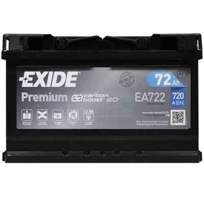 Акумулятор автомобільний EXIDE PREMIUM 72A (EA722) Вінниця