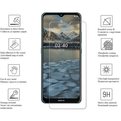 Стекло защитное Drobak Nokia С30 (606081) Винница - изображение 2