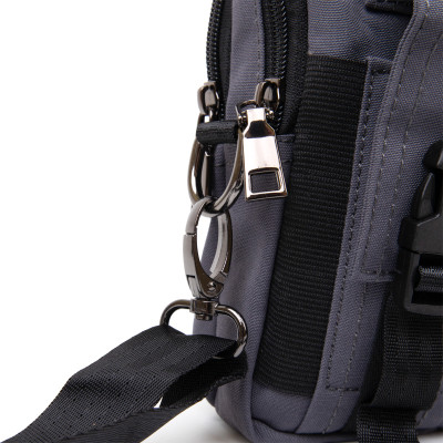 Сумка Vintage На пояс нейлон Сіра (20646) Вінниця - фото 7