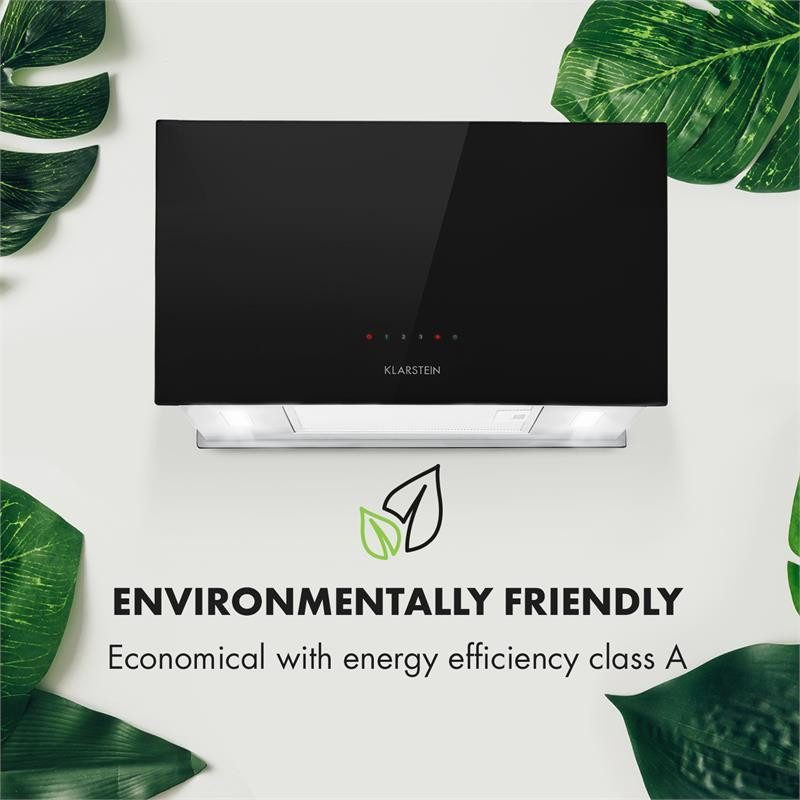 Люстра L острівна витяжка 60 см відпрацьоване повітря: 590 м3/год світлодіодне сенсорне скло чорний Рівне - фото 3