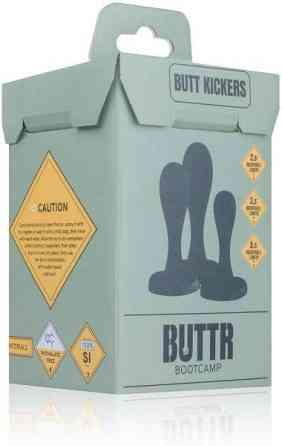 Набор анальных пробок BUTTR Butt Kickers Butt Plug Training Set Sex Aura Киев