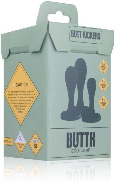 Набор анальных пробок BUTTR Butt Kickers Butt Plug Training Set Sex Aura Киев - изображение 2