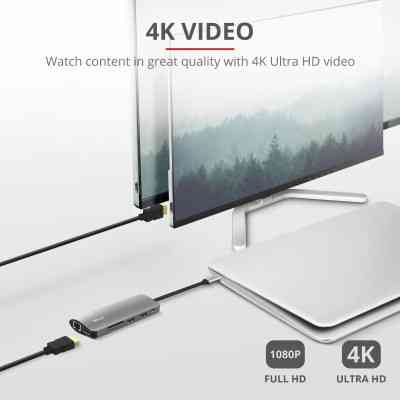 Концентратор Trust DALYX 7-IN-1 USB-C ALUMINIUM (23775_TRUST) Винница