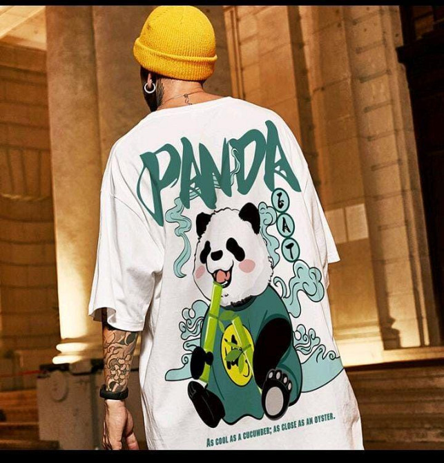 Футболка мужская с принтом  48 Белая 2664092939 Днепр - изображение 1