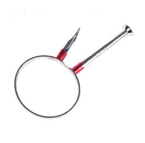 Обруч на Хэллоуин Гвоздь one size серебристый Киев