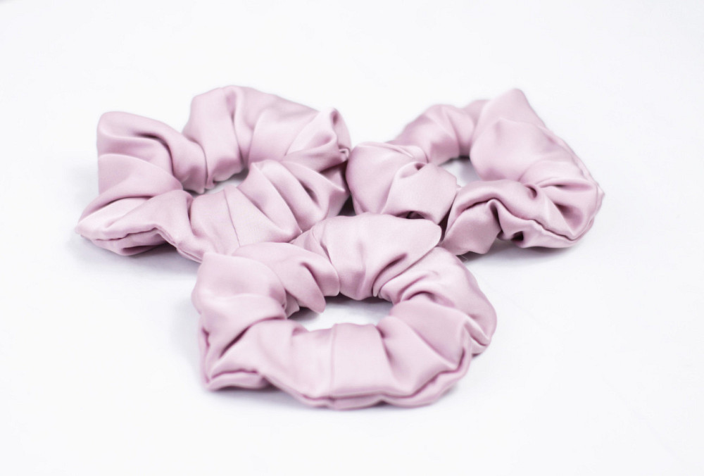 Гумка для волосся шовкова Пудровий Харків - фото 3