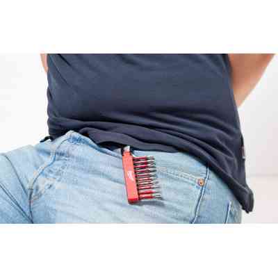 Набор бит Milwaukee с карабином ShW 2 x PH2/ 1 x PZ2/ 1 x TX15/ 2 x TX20/ 2 x TX30/ 1 x TX40 (4932480941) Винница