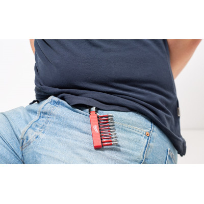 Набор бит Milwaukee с карабином ShW 2 x PH2/ 1 x PZ2/ 1 x TX15/ 2 x TX20/ 2 x TX30/ 1 x TX40 (4932480941) Винница - изображение 2