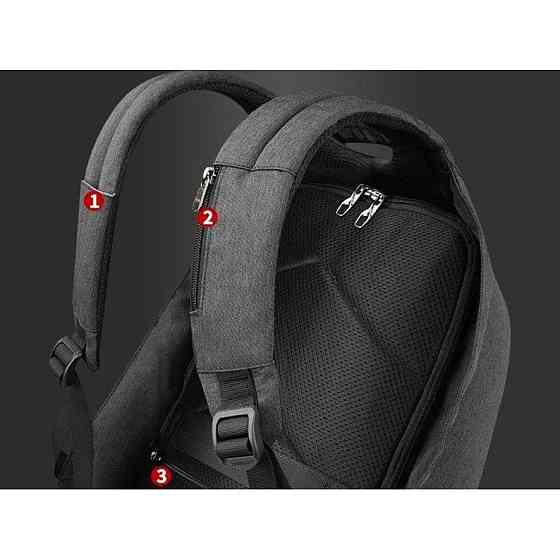 Рюкзак Tigernu T-B3615B 15.6" Black (T-B3615B) Київ