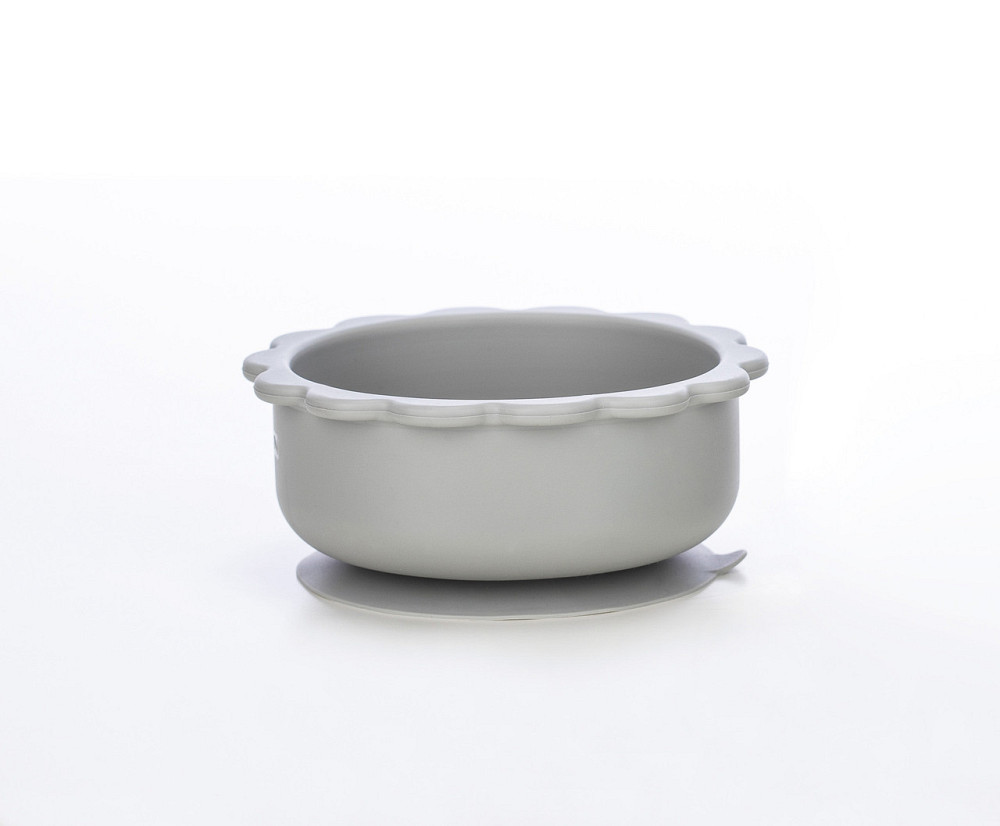 Силіконова миска дитяча FreeOn  Bear, grey Киев - изображение 2