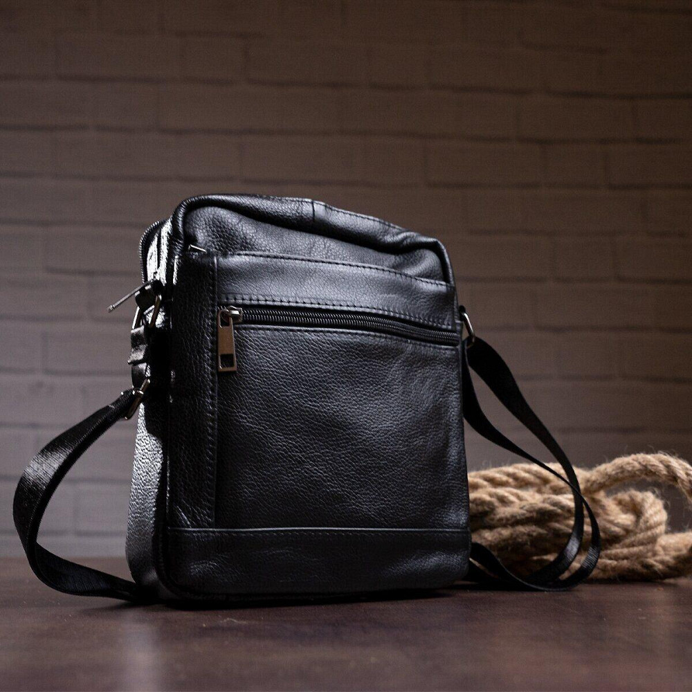 Сумка мужская флотар Черная (Vintage) Киев - изображение 10