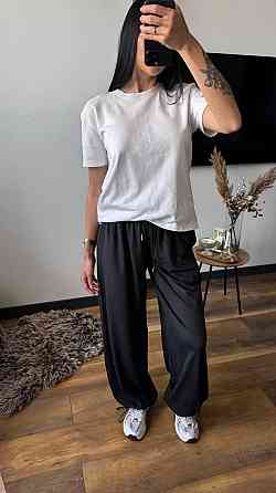 Женские прогулочные брюки из плюш велюра Черный, 42/44 Одесса