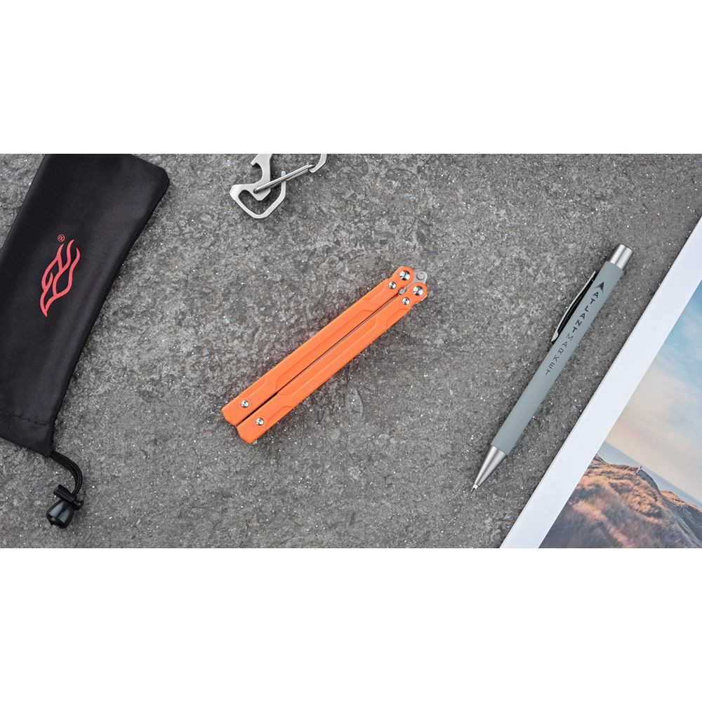 Нiж-метелик (балiсонг) Ganzo G766-OR Київ - фото 8