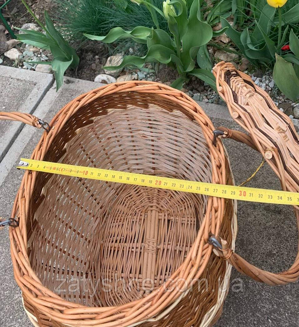 Корзина высокая плетеная для белья Киев - изображение 6