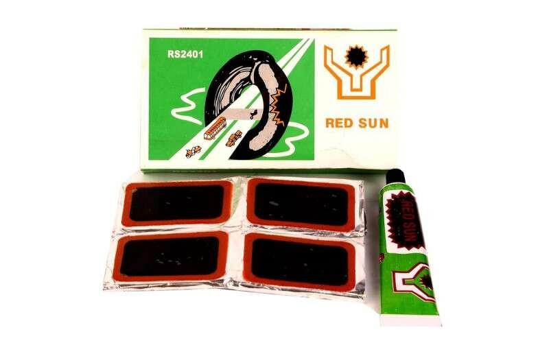 Ремкомплект камеры (прямоугольные латки, клей) Мукачево - изображение 1