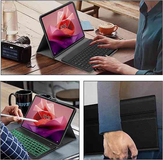 Фирменный чехол-клавиатура для планшета Lenovo Idea Tab Pro 12.7 Inch 2025 (TB-373FU/TB-375FC) Днепр