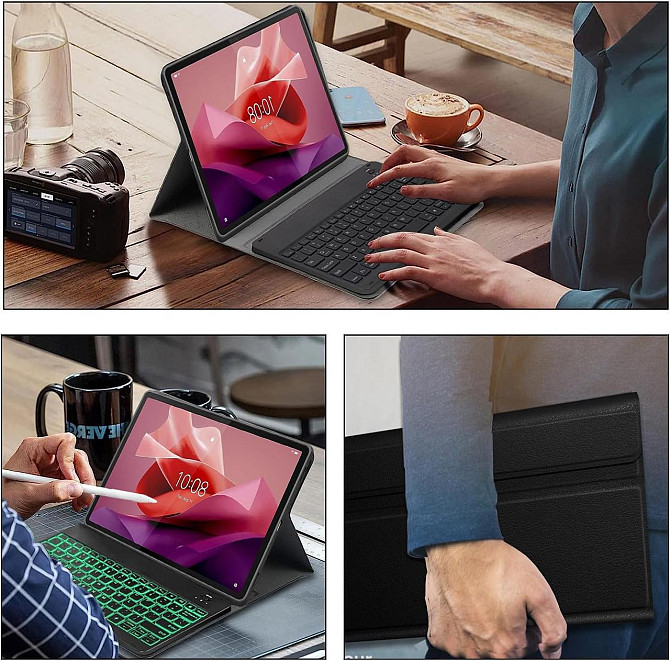 Фирменный чехол-клавиатура для планшета Lenovo Idea Tab Pro 12.7 Inch 2025 (TB-373FU/TB-375FC) Днепр - изображение 6