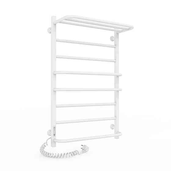 Електрична рушникосушка Laris Зебра Комфорт ЧФ8 500Х800 Е з полицею білий R3 Київ