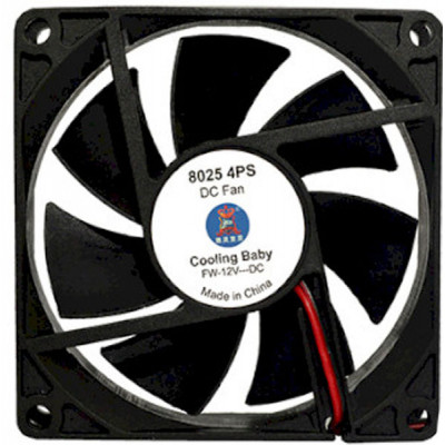 Кулер до корпусу Cooling Baby 8025 4PS Вінниця - фото 1
