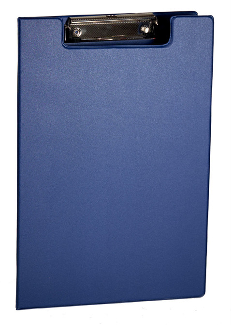 Планшет-папка A4 "4Office"4-258-06 з кліпом PVC син, шт Київ - фото 1