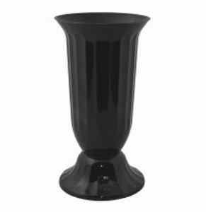 Вазон Флора з підставкою 38см чорний Алеана Житомир - изображение 1
