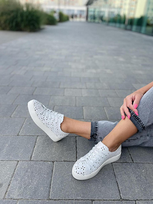 Olli Кеди жіночі OLLI T-65-21600 білі (весна-літо, шкіра натуральна) (3380) лише 36р. Коломыя - изображение 6